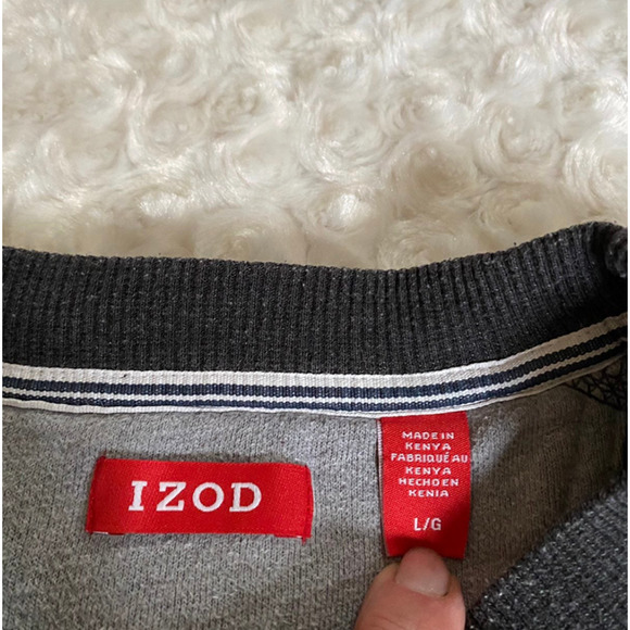 VTG Izod Mens Crewneck pullover Sweatshirt - Picture 3 of 6